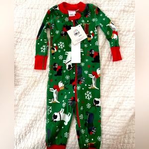 BNWT Hanna Andersson holiday dog pjs sz 70